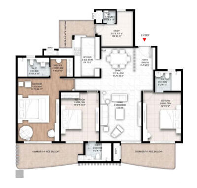Gaur Aspire Floor Plan