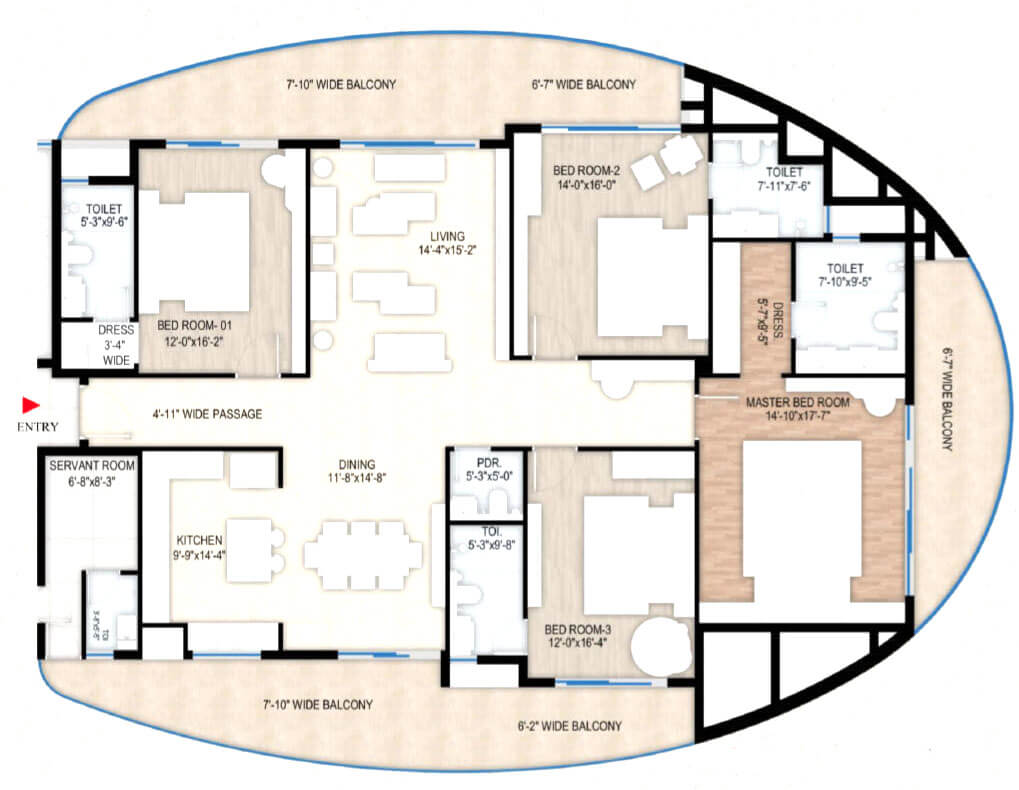 Gaur Aspire Floor Plan